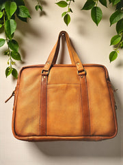 Handcraftede l Leather laptop bag l handmade Men's office bag l Work Bag l Gift for him l Graduation gift l Laptop bag | Office Bag l