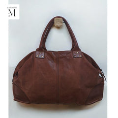 Leather bag l Handcrafted leather Duffle bag l Unisex bag l Premium Leather l Washed bag l Travel bag