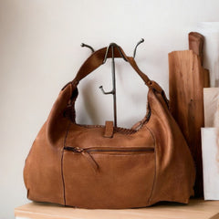 Leather bag l Handcrafted Hobo l Woven Bag l Leather Bag l Handcrafted l Shoulder Bag l Women's Handbag l Ladies Purse l Personalized Bag