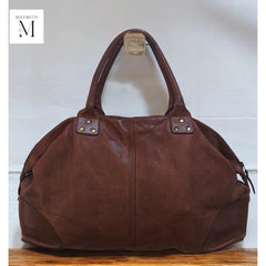 Leather bag l Handcrafted leather Duffle bag l Unisex bag l Premium Leather l Washed bag l Travel bag