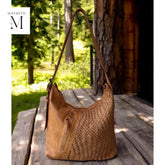 Leather bag | Handcrafted leather shoulder bag l Woven leather bag l leather bag for ladies l stylish office bag l Vintage leather bag