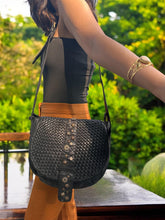 Handcrafted Crossbody Bag l Woven Flap Bag l Women's Handbag l Leather Bag l Washed Bag l Vintage Handbag l Ladies Purse l Sling Bag