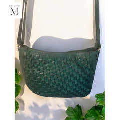 Handcrafted Crossbody Bag l Woven Bag l Women's Handbag l Leather Bag l Washed Bag l Vintage Handbag l Ladies Purse l Sling Bag