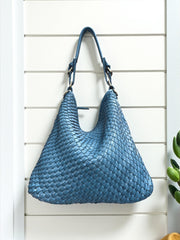 Handmade Leather Bag l Woven Leather Bag l Shoulder bag | Vintage Look |