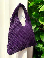 Handcrafted Shoulder Bag l Woven Leather Hobo Bag l leather bag for ladies l stylish office bag l Vintage Look l Hobo l soft