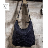 Handcrafted Vintage Bag l Washed l Woven l Premium l Two Tone l High Utility l Leather bag l Hobo bag l Ladies leather bag l Women's Purse