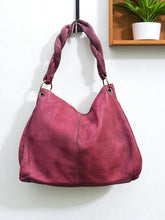 Leather bag l Handcrafted leather Hobo bag l Ladies bag l women's bag l Premium Leather l Washed handbag l shoulder bag