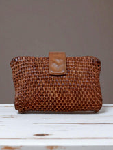 Leather Wallet l Handcrafted leather wallet l Washed Wallet l Vintage Wallet l Woven Wallet l Women's Wallet l Gift for her