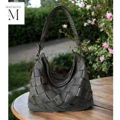 Leather bag l Handcrafted leather handbag l Ladies handbag l women's bag l Premium Leather l Washed handbag l shoulder bag l Vintage style