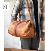 Handmade Duffel For Overnight Use l Stylish Carry l Daily Use l Gym Use l Premium Leather Quality l Unisex l Beautiful ombre finish