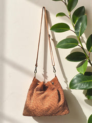 Handcrafted Suede shoulder bag l Suede bag l Leather Bag l Leather shoulder bag l Women's Bag l Ladies Handbag