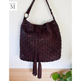 Leather bag l Handcrafted leather Bucket bag l carries bag l soft leather shoulder bag l premium leather l Gift bag