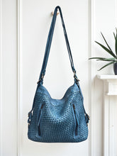 Handmade Leather Backpack l Vintage Woven Backpack l Leather Bag l Office Bag l Men's Bag l Premium Bag l Washed Backpack