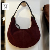 Handcrafted Suede Shoulder bag l Suede bag l leather crossbody l Leather Bag l Leather Hobo l Women's Bag l Ladies Handbag l Gift for her
