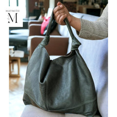 Leather Bag l Handmade Bag l Vintage Bag l Washed Bag l Ladies Bag l Hobo Bag l Leather Hobo l Women's Bag l Women's Leather Hobo