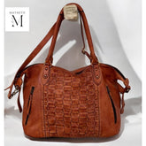 Leather bag l Handcrafted leather handbag l Ladies handbag l women's bag l Premium Leather l Washed handbag l Crossbody bag l Vintage style