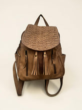 Leather Backpack for Women | Handmade Woven Leather Backpack | Vintage Washed Leather Bag | Travel Backpack | Boho Backpack | Gift for Her
