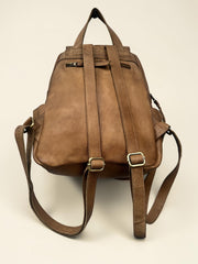 Leather Backpack for Women | Handmade Woven Leather Backpack | Vintage Washed Leather Bag | Travel Backpack | Boho Backpack | Gift for Her