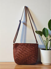 Handcrafted Leather Crossbody Bag | Shoulder Bag | Vintage Boho Shoulder Purse | Leather Handwoven Bag | Vintage Style |