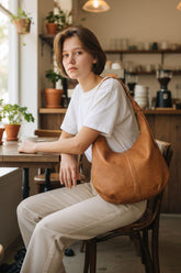 Leather bag l Handcrafted Bag l Leather Bag l Ombre leather l Washed Bag l Leather bag for women l Ladies Handbag l Vintage l Shoulder Bag