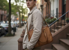 Handcraftede l Leather laptop bag l handmade Men's office bag l Work Bag l Gift for him l Graduation gift l Laptop bag | Office Bag l