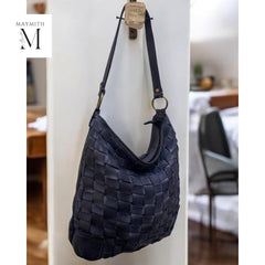 Leather bag l Handcrafted leather Shoulder bag l women's bag l Premium Leather l Washed bag l Vintage style