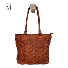Leather bag l Handcrafted leather bag Woven leather bag l leather bag for ladies l stylish office bag l leather Hobo l soft leather
