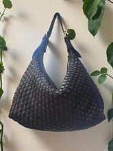 Leather Handwoven Bag | Soft Slouchy Hobo Bag | Shoulder Bag with Adjustable Strap| Vintage Look |