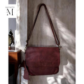 Leather bag l Handcrafted leather messenger bag l Unisex bag l Premium Leather l Washed Crossbody bag l shoulder bag l Vintage style