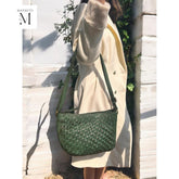 Handcrafted Crossbody Bag l Woven Bag l Women's Handbag l Leather Bag l Washed Bag l Vintage Handbag l Ladies Purse l Sling Bag