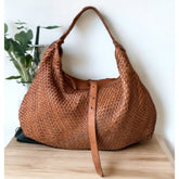 Leather bag l Handcrafted Hobo l Woven Bag l Leather Bag l Handcrafted l Shoulder Bag l Women's Handbag l Ladies Purse l Personalized Bag