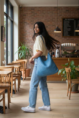 Handmade Leather Bag l Woven Leather Bag l Shoulder bag | Vintage Look |