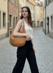Leather bag l Handcrafted Bagl Woven Bag l Washed Bag l Leather bag for women l Ladies Handbag l Vintage l Christmas gift l Gift for her