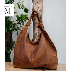 Leather Bag l Handmade Bag l Vintage Bag l Washed Bag l Ladies Bag l Hobo Bag l Leather Hobo l Women's Bag l Women's Leather Hobo