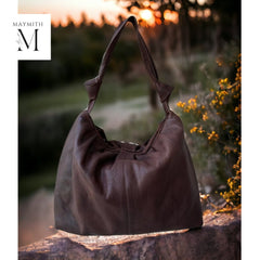 Handmade Hobo Bag for Office l Stylish Carry l Daily use l Color- Sand ombre (Ht - 39 x lgth - 38 x wd -10cm)