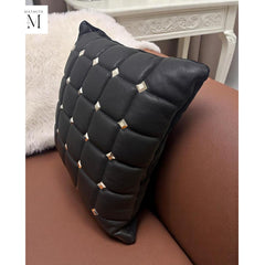 Leather Cushion cover l Handcrafted cushion cover l Real Leather l Premium leather l Leather Accessory l Pillow cushion cover l Stylish