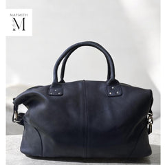 Premium Leather Duffel l Overnight bag l Duffel bag for weekend trip l 50 ltr Bag l Premium quality leather l handmade l hand finished