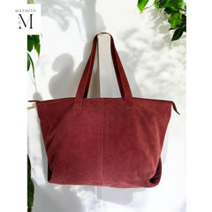Handcrafted Suede shoulder bag l Suede bag l Leather Bag l Leather shoulder bag l Women's Bag l Ladies Handbag lGift for her l Women's purse