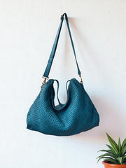 Leather bag l Handcrafted Hobo l Woven Bag l Leather Bag l Handcrafted l Shoulder Bag l Women's Handbag l Ladies Purse l Personalized Bag