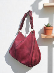 Leather bag l Handcrafted leather Hobo bag l Ladies bag l women's bag l Premium Leather l Washed handbag l shoulder bag