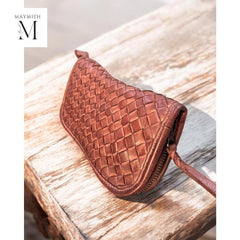 Handcrafted Wallet l washed wallet l Full Grained Leather l Soft leather l Woven l Premium Quality