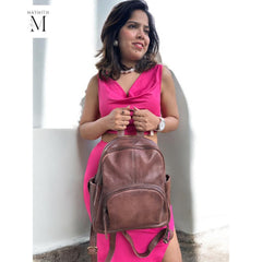 Handcrafted Leather Backpack l washed bag l Full Grained Leather l Soft leather l Leather backpack for carry l Premium Quality