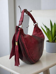 Leather bag l Handcrafted leather handbag l women's bag l Premium Leather l Washed handbag l Shoulder bag l Vintage style
