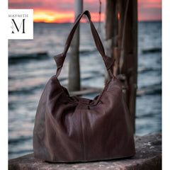 Handmade Hobo Bag for Office l Stylish Carry l Daily use l Color- Sand ombre (Ht - 39 x lgth - 38 x wd -10cm)