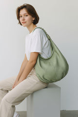 Leather Bag l Handmade leather Bag l Leather Hobo Bag | Washed Leather Bag | Women's Leather Bag | Genuine leather Bag| Handbag