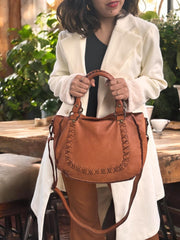 Handcrafted leather handbag l shoulder bag l Office Bag l Work Bag l Washed Bag l Office Bag l High Quality Grain Leather l vintage bag