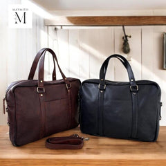 Handmade laptop bag for Office l Men's office bag l Work Bag l premium leather bag l Gift for him l Graduation gift l Men's bag
