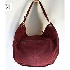 Handcrafted Suede shoulder bag l Suede bag l Leather Bag l Leather shoulder bag l Women's Bag l Ladies Handbag l Women's purse.
