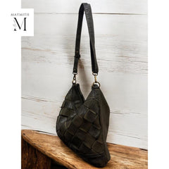Leather bag l Handcrafted leather handbag l Ladies handbag l women's bag l Premium Leather l Washed handbag l shoulder bag l Vintage style