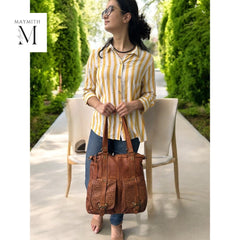 Leather bag l Handcrafted Shoulder bag l leather woven bag l leather bag for ladies l Vintage leather bag l leather Hobo bag
